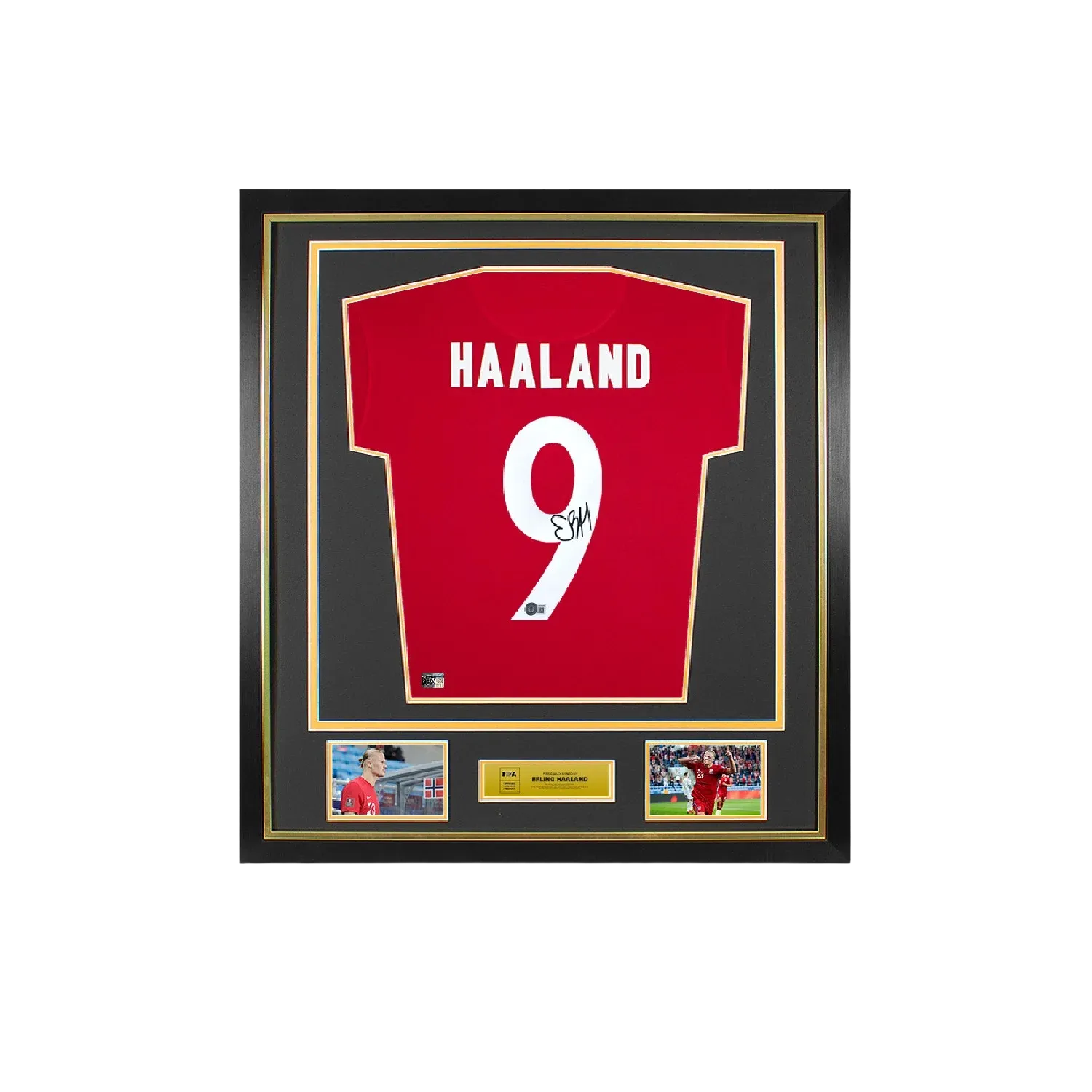 Official Erling Haaland Signed Jersey - Norway 2020-21